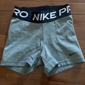 Grey Nike pros size xxs.